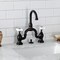 Kingston Brass Bridge Bathroom Faucet with Brass Pop-Up, Oil Rubbed Bronze KS7995PX - alternate 4